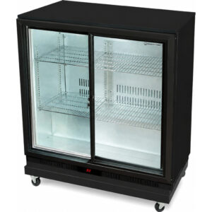 Glasdeur koeling laag twee-deurs