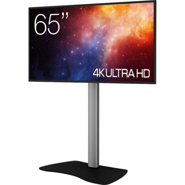 65″ 4K UHD Display incl. statief & bekabeling