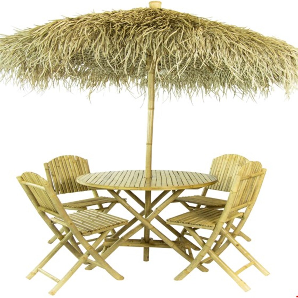 kreupel dief middernacht Beach lage tafel met 4 klapstoelen en parasol - M Rental