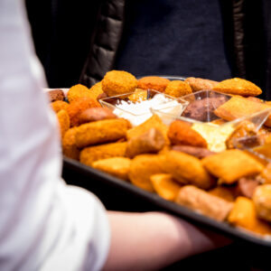 Luxe warme partysnacks