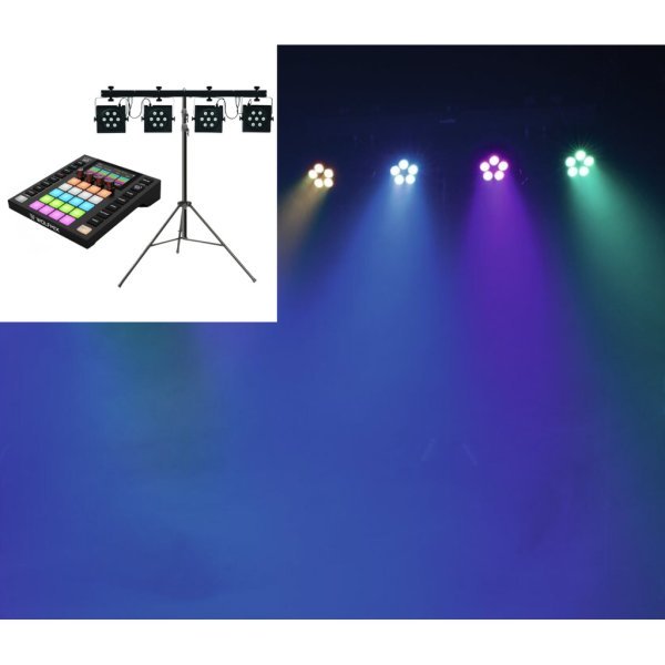Premium Lichtset – 1x Eurolite KLS-3002 Air + Wolfmix MK2