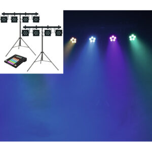 Ultimate Lichtset ā 2x Eurolite KLS-3002 Air + Wolfmix MK2