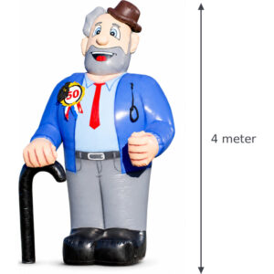 Opblaasbare Abraham 4 meter