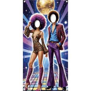 Disco decordoek 1.80m x 0.90m voor fotomoment