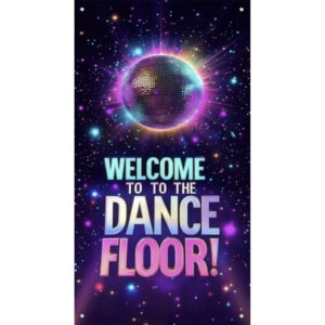 Disco deurbanner 1.80m x 0.90m