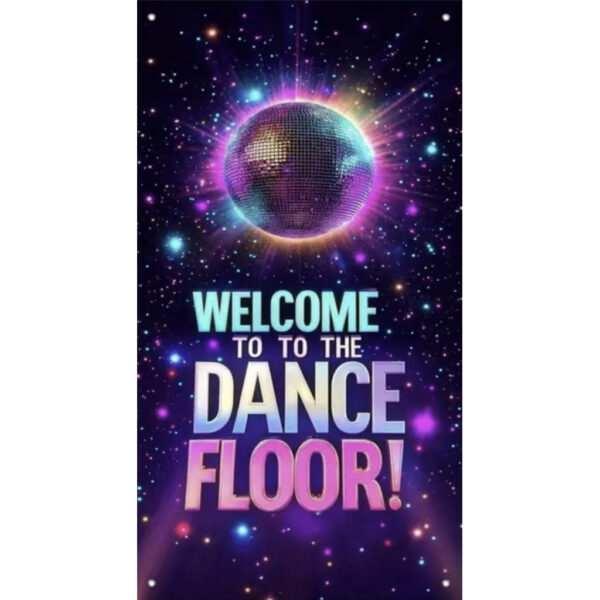 Disco deurbanner 1.80m x 0.90m