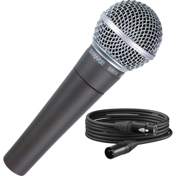 Shure SM58 microfoon - incl. XLR kabel 6m