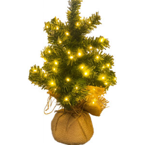 Mini kerstboom met ledverlichting
