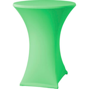 Statafel Ø80cm incl. stretch rok groen