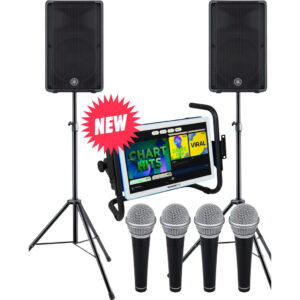M Rental Karaoke Hub incl. professionele geluidsinstallatie en 4 microfoons