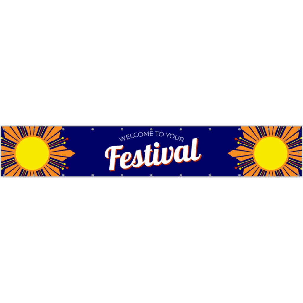 Festival banner 300 x 50cm