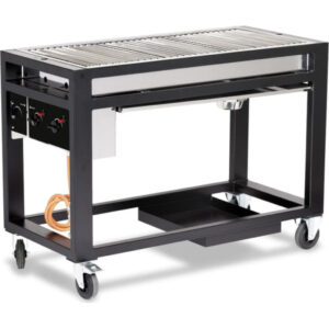 BBQ met lavastenen op gas groot